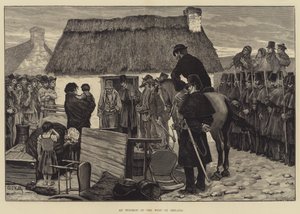 Um despejo no oeste da Irlanda